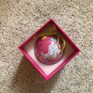 Lilly pulitzer limited edition Christmas ornament